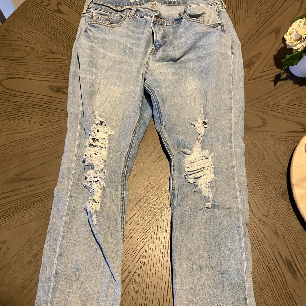 Boyfriend fit jeans OLD NAVY never worn